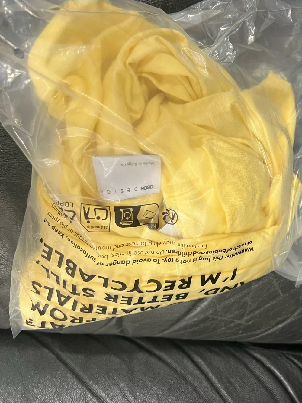 NWT asos yellow dress - Picture 4 of 4